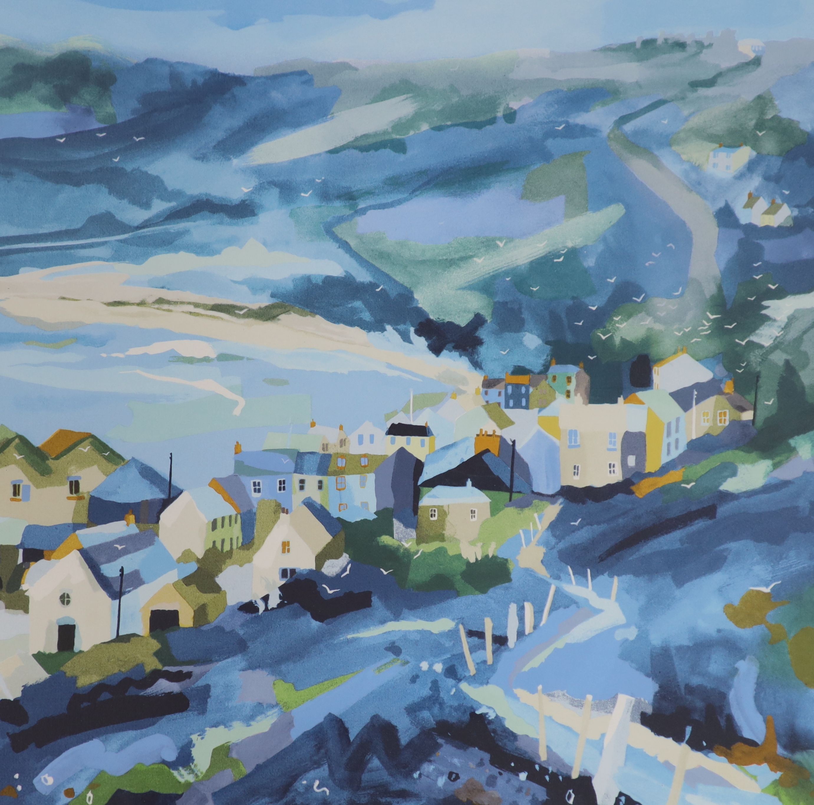 Richard Tuff (b.1965), two limited edition prints, Path to Sennen and Afternoon Colours, signed in pencil, largest 56 x 56cm